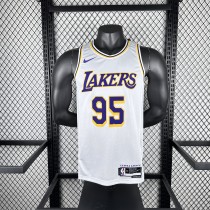 Los Angeles Lakers White #95 TOSCANO 1:1 Quality NBA Season Jerseys 2023