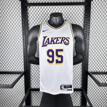 Los Angeles Lakers White #95 TOSCANO 1:1 Quality NBA Season Jerseys 2023