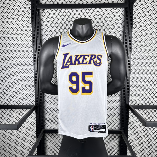 Los Angeles Lakers White #95 TOSCANO 1:1 Quality NBA Season Jerseys 2023