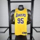 Los Angeles Lakers Yellow #95 TOSCANO 1:1 Quality NBA Season Jerseys 2023