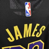 Los Angeles Lakers Kids City Edition Black  #23 JAMES 1:1 Quality NBA Jerseys