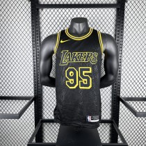 Los Angeles Lakers Snake Pattern #95 TOSCANO 1:1 Quality NBA Season Jerseys