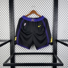 Los Angeles Lakers City Edition Black   1:1 Quality NBA Pants  2024