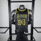 Los Angeles Lakers Snake Pattern #34 O'NEAL  1:1 Quality NBA Season Jerseys