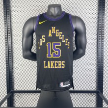 Los Angeles Lakers Kids City Edition Black   #15 Reaves 1:1 Quality NBA  Season Jerseys  2026