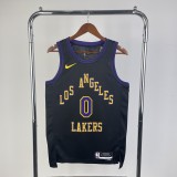 Los Angeles Lakers City Edition  Black #0 WESTBROOK 1:1 Quality NBA Season Jerseys 2026