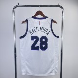 Los Angeles Lakers City Edition   White  #28 HACHIMURA 1:1 Quality NBA Season Jerseys 2023