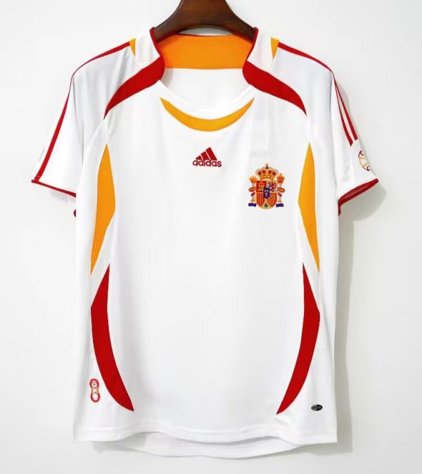 Retro Spain Away 1:1 Quality Soccer Jersey  2006