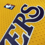 Los Angeles Lakers Yellow #34 O'NEAL  1:1 Quality NBA Season Jerseys 1999-2000