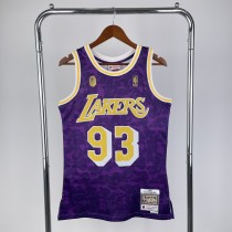 Los Angeles Lakers BAPE×M&N Purple #93  BAPE 1:1 Quality NBA  Season Jerseys