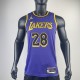 Los Angeles Lakers  Purple #28 HACHIMURA 1:1 Quality NBA Season Jerseys 2023