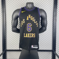 Los Angeles Lakers City Edition  Black  #6 JAMES 1:1 Quality NBA Season Jerseys  2026