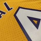 Los Angeles Lakers Yellow #34 O'NEAL  1:1 Quality NBA Season Jerseys 1999-2000