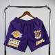 Los Angeles Lakers Mitchell&Ness  Purple 1:1 Quality NBA Pants