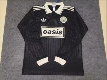 Adidas Clover Long Sleeve T-shirt  Black   Fans 1:1 Quality Soccer Jersey  25-26