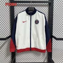 PSG Paris  Windbreaker  Red white 1:1 Quality Soccer Jersey 26-27