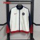 PSG Paris  Windbreaker  Red white 1:1 Quality Soccer Jersey 26-27