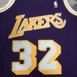 Retro Los Angeles Lakers Purple #32 JOHNSON  1:1 Quality NBA Season Jerseys  1998-1999