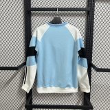 Manchester city  Hoodie Blue Jacket  Tracksuit  1:1 Quality Soccer Jersey  25-26