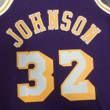 Retro Los Angeles Lakers Purple #32 JOHNSON  1:1 Quality NBA Season Jerseys  1998-1999