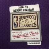 Retro Los Angeles Lakers Purple #73 RODMAN   1:1 Quality NBA Season Jerseys  1998-1999