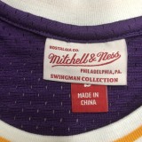 Retro Los Angeles Lakers Purple #73 RODMAN   1:1 Quality NBA Season Jerseys  1998-1999