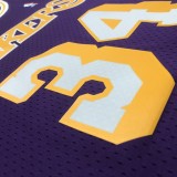 Retro Los Angeles Lakers Purple #34 O'NEAL  1:1 Quality NBA Season Jerseys  1998-1999