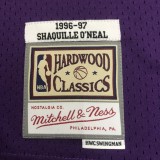 Retro Los Angeles Lakers Purple #34 O'NEAL  1:1 Quality NBA Season Jerseys  1998-1999