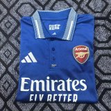 Arsenal  Polo Fans Blue 1:1 Quality Soccer Jersey  25-26