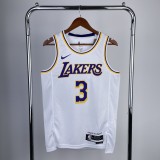 Los Angeles Lakers white #3 DAVIS 1:1 Quality NBA Season Jerseys  2023