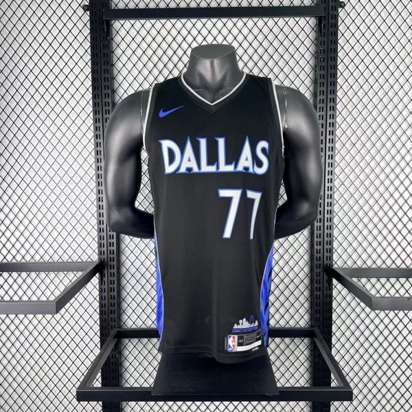 Dallas Mavericks  City Edition  Black #77 DONCIC  1:1 Quality NBA  Season Jerseys   2026