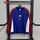 Barcelona Hoodie Blue Jacket  Tracksuit  1:1 Quality Soccer Jersey  25-26