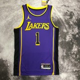 Los Angeles Lakers Jordan  Pruple #1 RUSSELL 1:1 Quality NBA Season Jerseys 2023