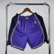 Retro Los Angeles Lakers Jordan Purple 1:1 Quality NBA Pants  2023