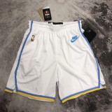 Retro Los Angeles Lakers City Edition White 1:1 Quality NBA Pants  2023