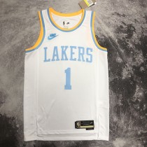 Retro Los Angeles Lakers White #1 RUSSELL 1:1 Quality NBA Season Jerseys  2023