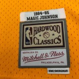 Retro Los Angeles Lakers Yollow #32 JOHNSON  1:1 Quality NBA Season Jerseys 1984-1985