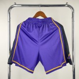 Retro Los Angeles Lakers Jordan Purple 1:1 Quality NBA Pants  2023