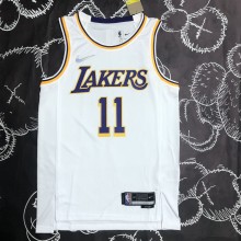 Los Angeles Lakers  75 Year  White  #11 IRVING 1:1 Quality NBA Season Jerseys
