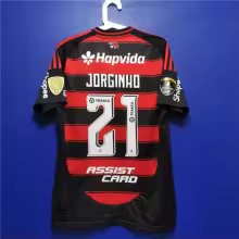 Flamengo Home #21 JORGINHO Player 1:1 Quality Soccer Jersey  25-26