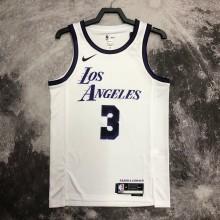 Los Angeles Lakers City Edition White #3 DAVIS 1:1 Quality NBA Season Jerseys  2023