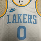 Retro Los Angeles Lakers White #0 WESTBROOK 1:1 Quality NBA Season Jerseys 2023