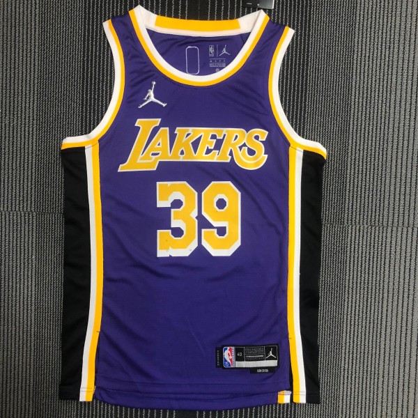 Los Angeles Lakers 75 Year Pruple #39 HOWARD 1:1 Quality NBA Season Jerseys