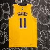 Los Angeles Lakers  75 Year  Yellow #11 IRVING 1:1 Quality NBA Season Jerseys