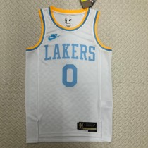 Retro Los Angeles Lakers White #0 WESTBROOK 1:1 Quality NBA Season Jerseys 2023
