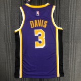 Los Angeles Lakers 75Year  Prople #3 DAVIS 1:1 Quality NBA Season Jerseys