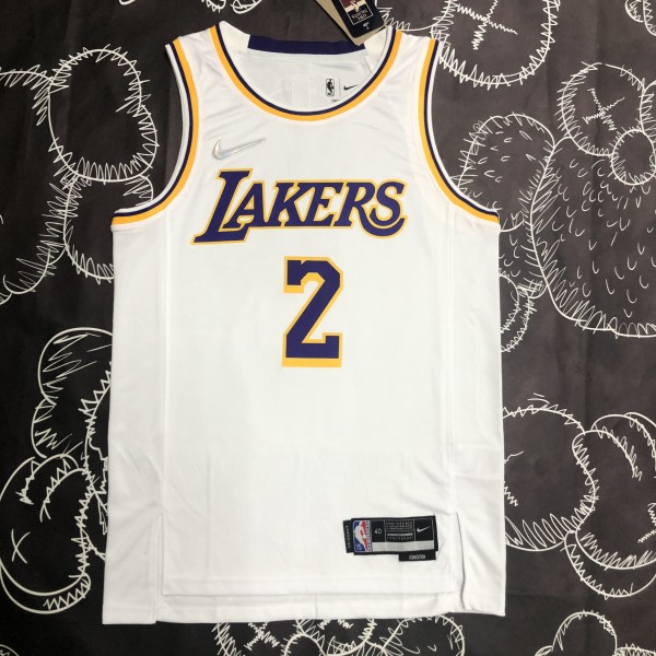 Los Angeles Lakers  75 Year  White  #2 IRVING 1:1 Quality NBA Season Jerseys