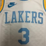 Retro Los Angeles Lakers white #3 DAVIS 1:1 Quality NBA Season Jerseys  2023