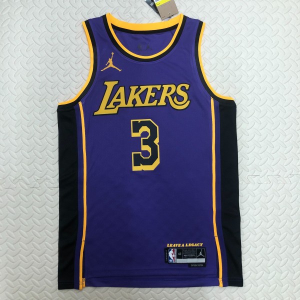 Los Angeles Lakers Prople #3 DAVIS 1:1 Quality NBA Season Jerseys  2023