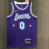 Los Angeles Lakers City Edition 75 Year  Prople #0 WESTBROOK 1:1 Quality NBA Season Jerseys 2022